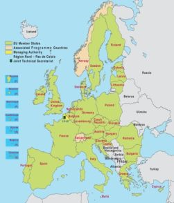 Interreg programme covers the EU28 plus Switzerland and Norway 